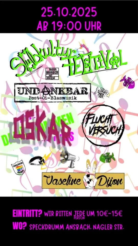 Da Astra & Storch aus gesundheitlichen Gründen absagen mussten 🥺 (wir wünschen gute Besserung), freuen wir uns als Ersatz die grandiosen @oskar.offiziell ankündigen zu dürfen. 

Kommst du morgen? Lass es uns in den Kommentaren wissen.